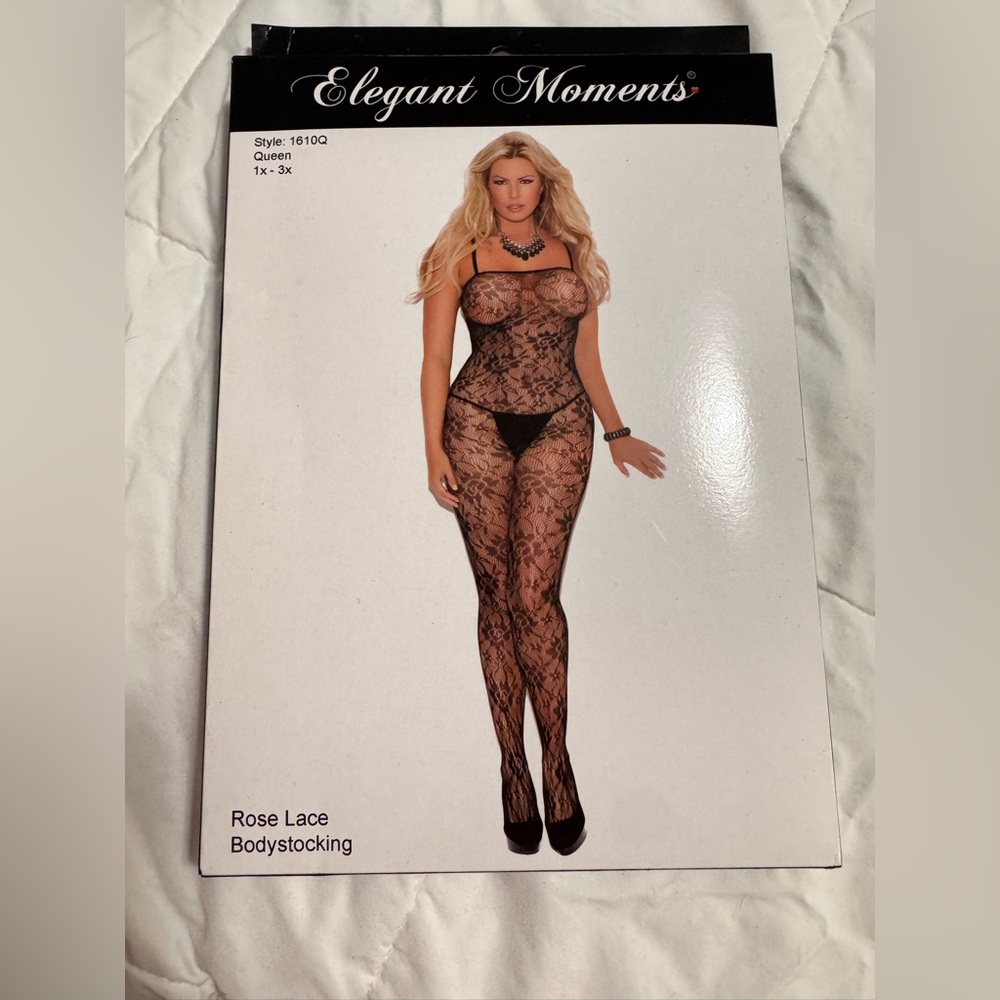Elegant Moments Black Lace Lingerie